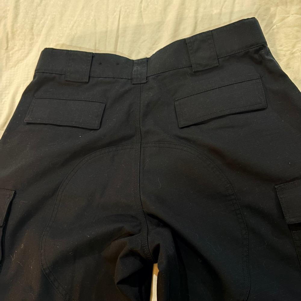 5.11 Tactical Series Mens Black Ripstop Cargo Pants‎ Large 35.5-39 Waist Regular - Picture 3 of 9